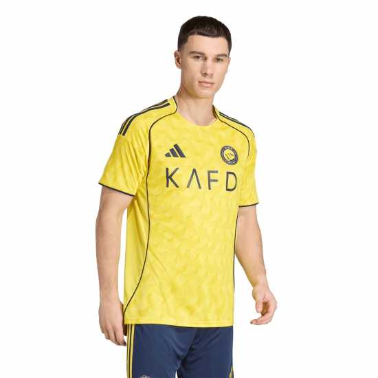 Adidas Домакинска Футболна Фланелка Al Nassr Ronaldo Home Shirt 2025 2026 Adults Adidas Домакинска Футболна Фланелка Al Nassr Ronaldo Home Shirt 2025 2026 Adults