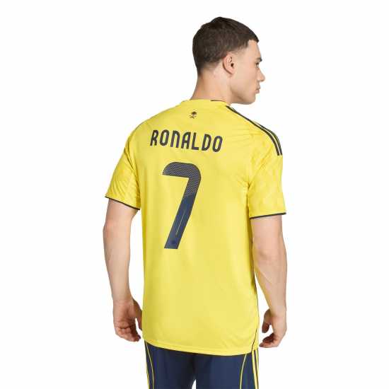 Adidas Домакинска Футболна Фланелка Al Nassr Ronaldo Home Shirt 2025 2026 Adults Adidas Домакинска Футболна Фланелка Al Nassr Ronaldo Home Shirt 2025 2026 Adults
