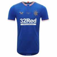 Домакинска Футболна Фланелка Castore Rangers Champions Home Shirt 2020 2021  Мъжко облекло за едри хора