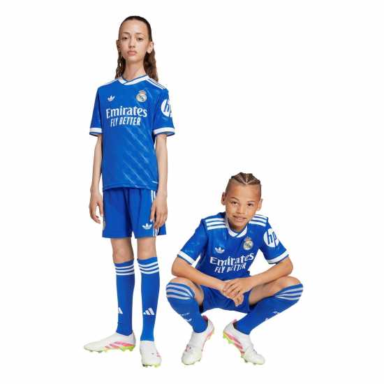 Adidas Real Madrid Third Shorts 2025 2026 Juniors Adidas Real Madrid Third Shorts 2025 2026 Juniors