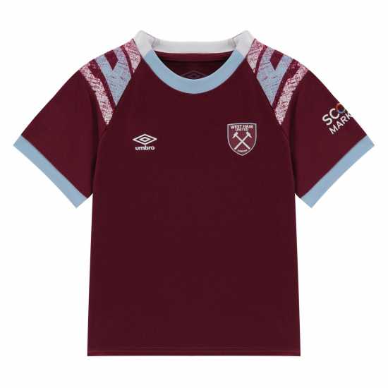 Umbro West Ham United Home Mini Kit 2022 2023 Baby Boys  Бебешки дрехи