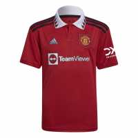 Adidas Домакинска Футболна Фланелка Manchester United Fc Home Shirt 2022 2023 Juniors  