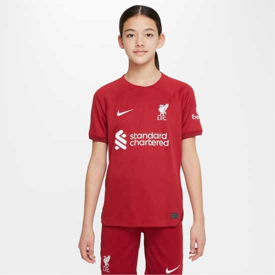Nike Домакинска Футболна Фланелка Liverpool Fc Stadium Home Shirt 2022 2023 Junior Boys  Футболна разпродажба