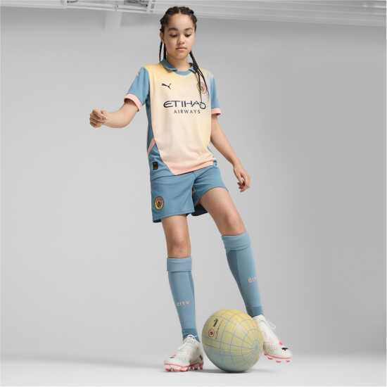 Puma Manchester City Fc Fourth Shirt 2024 2025 Juniors  