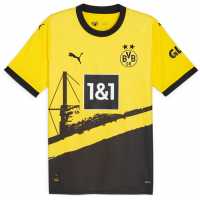 Puma Домакинска Футболна Фланелка Borussia Dortmund Home Shirt 2023 2024 Adults