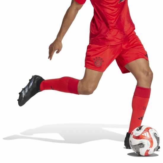 Футболни тренировъчни долнища Adidas Bayern Munich Home Shorts 2024 2025 Adults Adidas Bayern Munich Home Shorts 2024 2025 Adults Футболни тренировъчни долнища