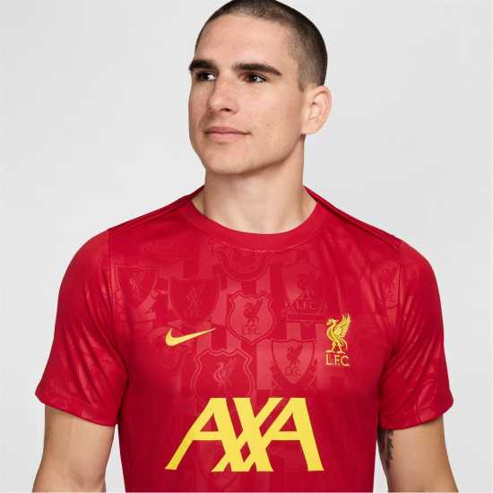Nike Liverpool Academy Pro Pre Match Shirt 2024 2025 Adults Nike Liverpool Academy Pro Pre Match Shirt 2024 2025 Adults