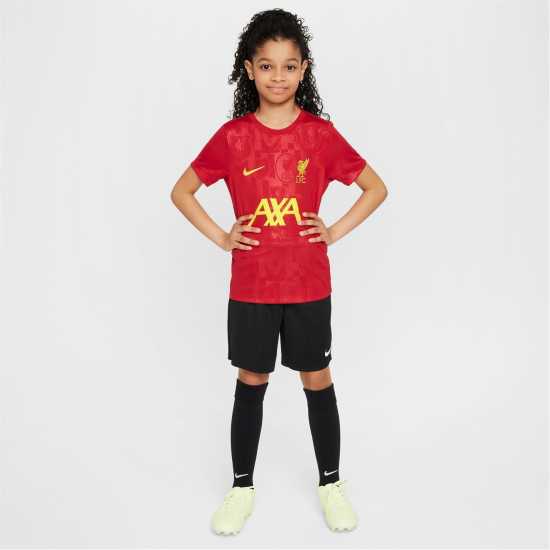 Детски тениски и фланелки Nike Liverpool Academy Pro Pre Match Shirt 2024 2025 Juniors Nike Liverpool Academy Pro Pre Match Shirt 2024 2025 Juniors Детски тениски и фланелки