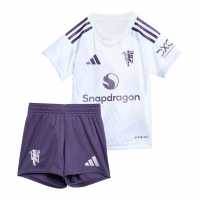 Adidas Manchester United Away Minikit 2025 2026 Babies  