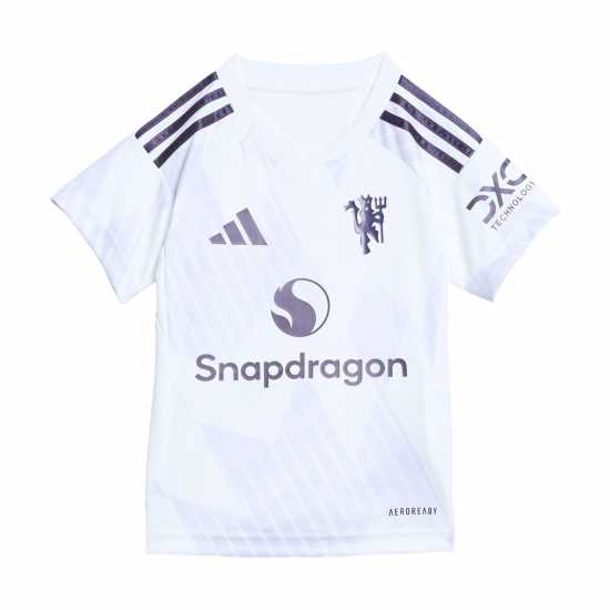 Adidas Manchester United Away Minikit 2025 2026 Babies  
