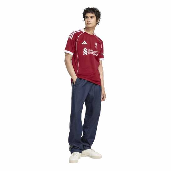 Adidas Домакинска Футболна Фланелка Liverpool Home Shirt 2025 2026 Adults Adidas Домакинска Футболна Фланелка Liverpool Home Shirt 2025 2026 Adults