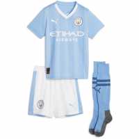 Puma Manchester City Home Minikit 2023 2024 Infants  Бебешки дрехи