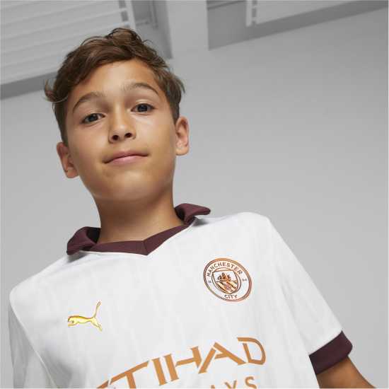 Puma Manchester City Away Shirt 2023 2024 Juniors  Community Shield Final