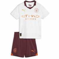 Puma Manchester City Away Minikit 2023 2024 Infants  Бебешки дрехи