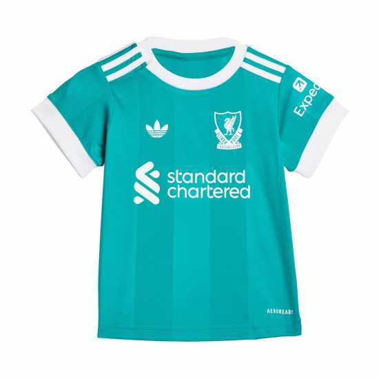 Adidas Liverpool Third Minikit 2025 2026 Babies Adidas Liverpool Third Minikit 2025 2026 Babies