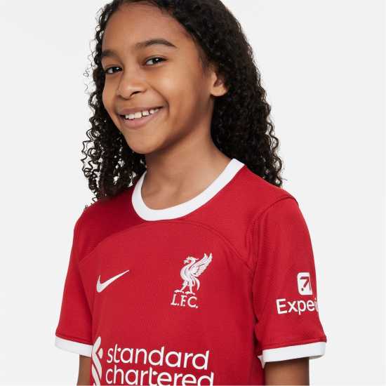 Nike Домакинска Футболна Фланелка Liverpool Home Shirt 2023 2024 Juniors  Футболна разпродажба