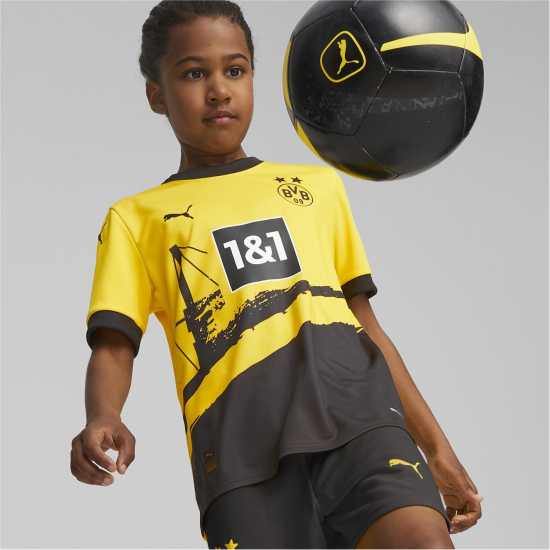 Puma Borussia Dortmund Home Jersey 2023 2024 Junior  Футболна разпродажба