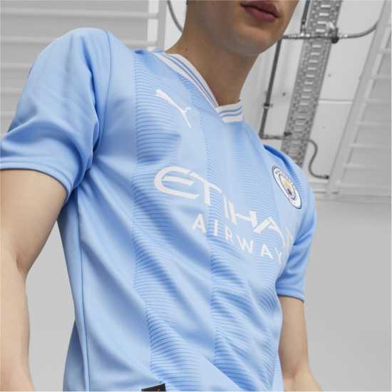 Puma Домакинска Футболна Фланелка Manchester City Home Shirt 2023 2024 Adults Puma Домакинска Футболна Фланелка Manchester City Home Shirt 2023 2024 Adults