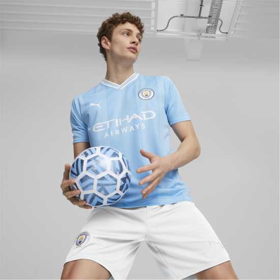 Puma Домакинска Футболна Фланелка Manchester City Home Shirt 2023 2024 Adults Puma Домакинска Футболна Фланелка Manchester City Home Shirt 2023 2024 Adults