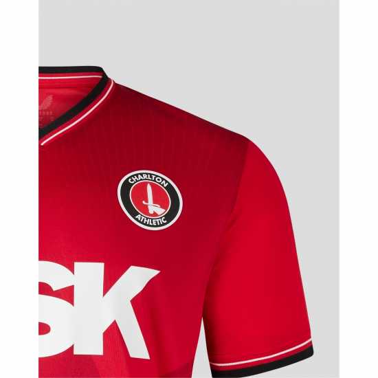 Домакинска Футболна Фланелка Charlton Athletic Home Shirt 2023 2024 Adults  Футболна разпродажба