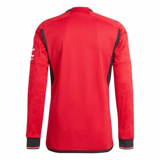Adidas Домакинска Футболна Фланелка Manchester United Long Sleeve Home Shirt 2023 2024 Adults  Футболна разпродажба