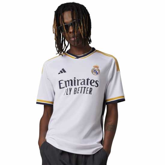 Adidas Домакинска Футболна Фланелка Real Madrid Home Shirt 2023 2024 Adults  Футболна разпродажба