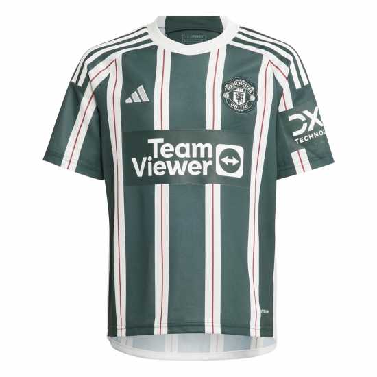 Adidas Manchester United Away Shirt 2023 2024 Junior  Футболна разпродажба