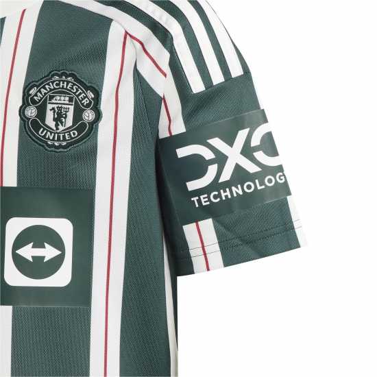 Adidas Manchester United Away Shirt 2023 2024 Junior  Футболна разпродажба