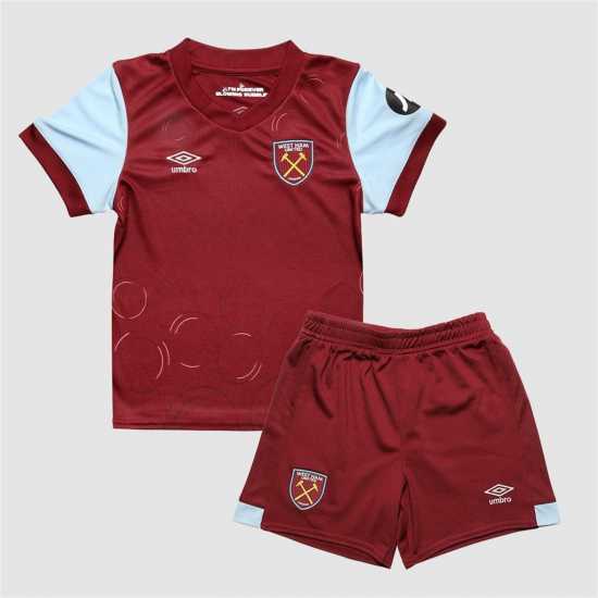 Umbro West Ham United Home Minikit 2023 2024 Infants  Бебешки дрехи