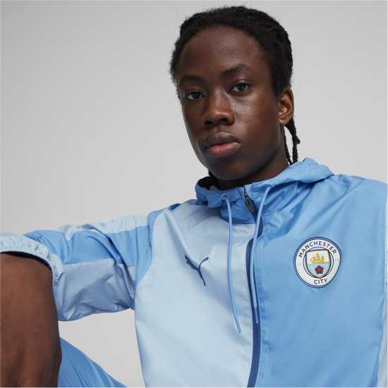 Puma Тъкано Горнище Manchester City Pre-Match Woven Jacket Adults  Футболни тренировъчни якета