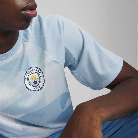 Puma Manchester City Pre-Match Short Sleeve Shirt 2023 2024 Adults  Мъжки ризи