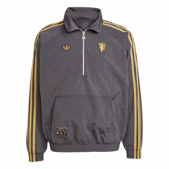 Adidas Manchester United Half Zip Jacket 2025 2026 Mens  