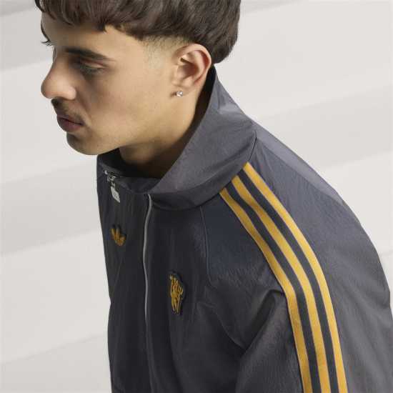 Adidas Manchester United Half Zip Jacket 2025 2026 Mens  