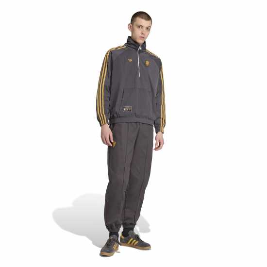 Adidas Manchester United Half Zip Jacket 2025 2026 Mens  