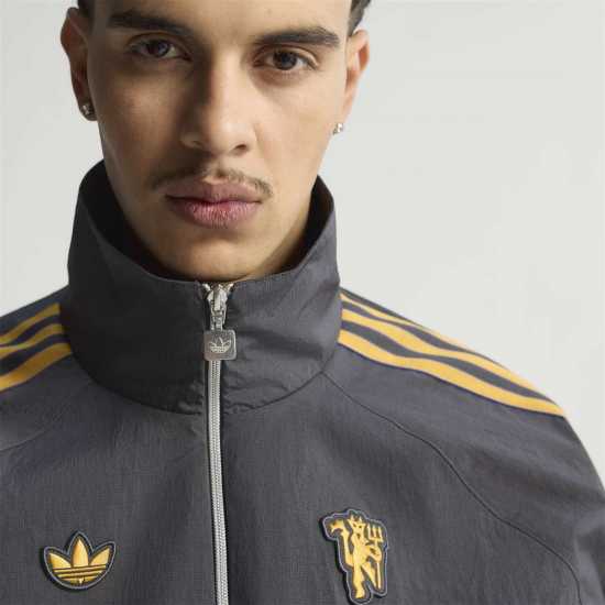 Adidas Manchester United Half Zip Jacket 2025 2026 Mens  