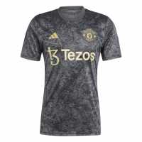 Adidas Manchester United Stone Roses Pre-Match Shirt 2023 2024 Adults  Мъжки ризи