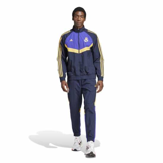 Мъжки спортни екипи в две части Adidas Real Madrid Woven Tracksuit Bottoms Adidas Real Madrid Woven Tracksuit Bottoms Мъжки спортни екипи в две части