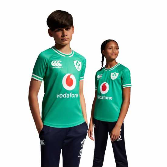 Canterbury Домакинска Футболна Фланелка Ireland Rugby Home Shirt 2023 2024 Juniors  