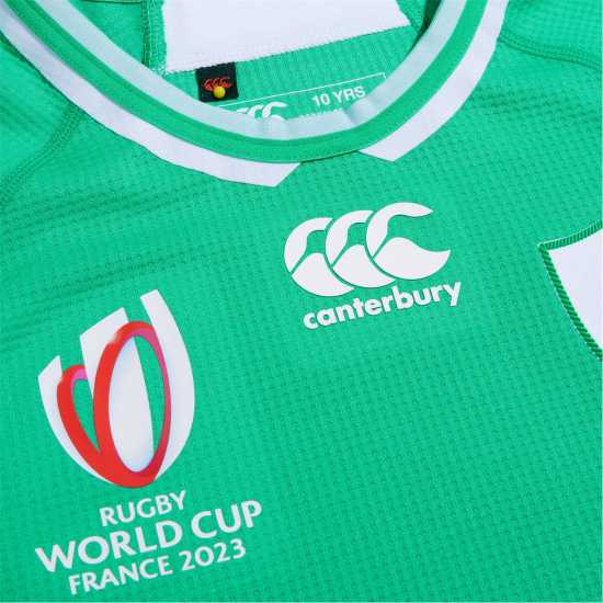 Canterbury Домакинска Футболна Фланелка Ireland Rugby Rwc Home Shirt 2023 2024 Juniors  