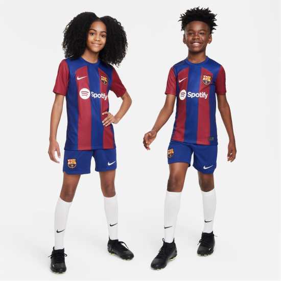 Nike Домакинска Футболна Фланелка Barcelona Home Shirt 2023 2024 Juniors  Футболна разпродажба