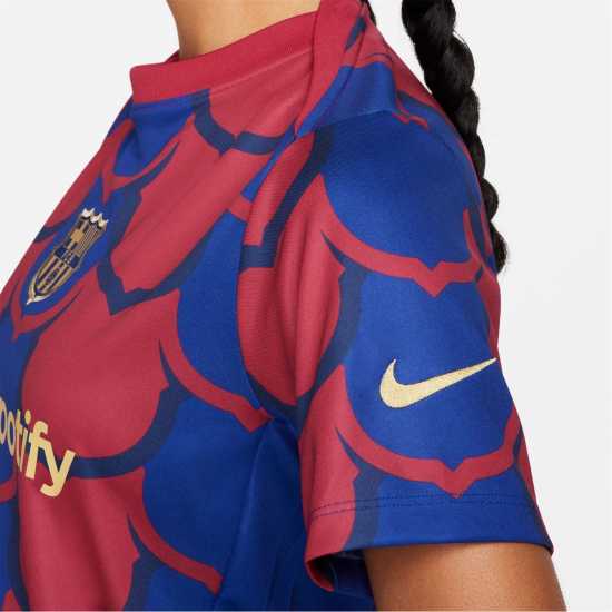 Nike Fc Barcelona Academy Pro Pre Match Top 2023 2024 Womens  Дамски тениски и фланелки