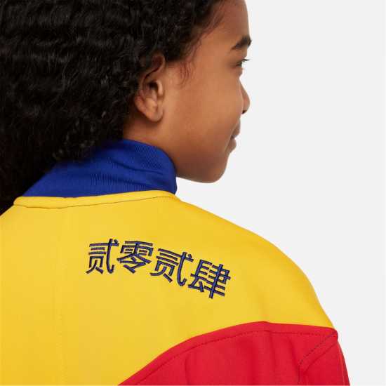 Nike Fc Barcelona Chinese New Year Anthem Jacket 2023 2024 Juniors