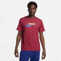 Fc Barcelona Swoosh Men's Nike T-shirt  Мъжки ризи