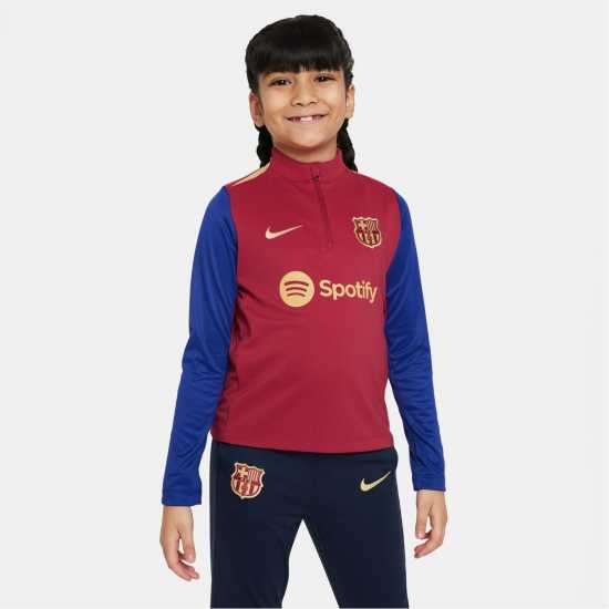 Nike Fc Barcelona Academy Pro Drill Top 2023 2024 Juniors  Детски горнища с цип