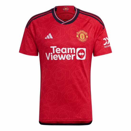 Adidas Тениска Manchester United Home Mason Mount Shirt 2023 2024 Adults  Мъжко облекло за едри хора