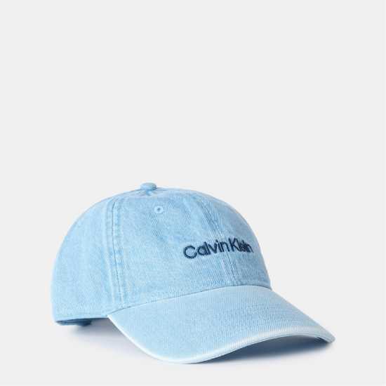 Шапка С Козирка Дънков Плат Calvin Klein Jeans Ckj Denim Cap Ld53  Шапки с козирка