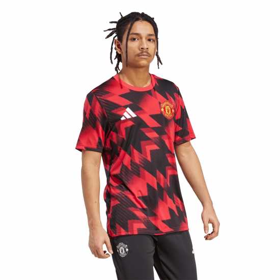Adidas Manchester United Pre Match Shirt 2025 2026 Adults  Всекидневно футболно облекло