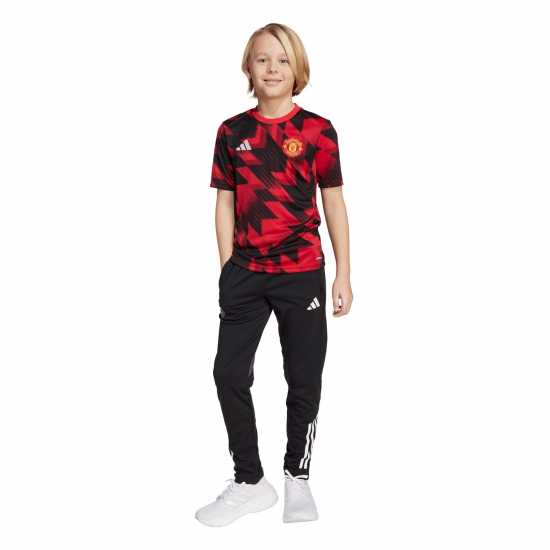 Adidas Manchester United Pre Match Shirt 2025 2026 Juniors  Детски тениски и фланелки