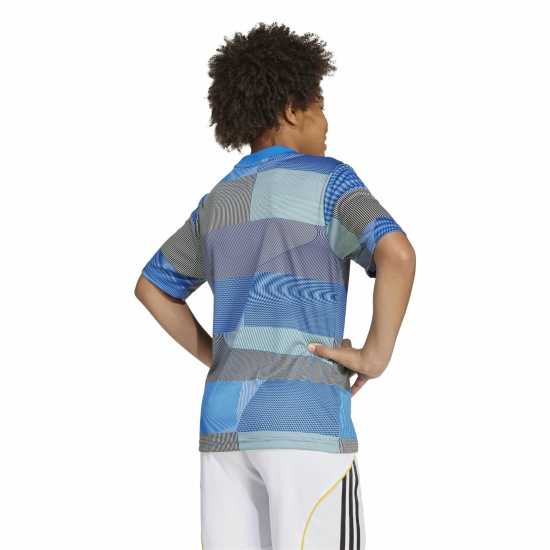 Детски тениски и фланелки Adidas Real Madrid Pre Match Shirt 2025 2026 Juniors Adidas Real Madrid Pre Match Shirt 2025 2026 Juniors Детски тениски и фланелки