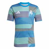 Adidas Real Madrid Pre Match Shirt 2025 2026 Adults  Всекидневно футболно облекло